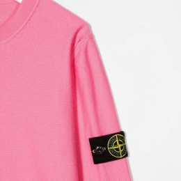 ◆키즈◆22SS 여성 와펜 크루넥 티셔츠 핑크 7616507A4 V0087