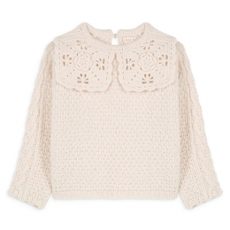 ◆키즈◆24FW 키즈 힐다 니트 크림 J0021 CREAM