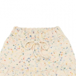 ◆키즈◆24FW 키즈 케이블 스케이팅 스커트 아이보리 MP153004 112