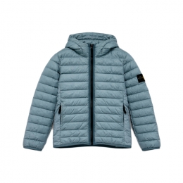 ◆키즈◆여성 와펜 패치 후드 경량패딩 파우더블루 L1S16 4100009 S0024 V004A