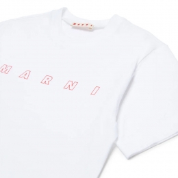 ◆키즈◆25SS 여성 로고 티셔츠 화이트 M01466 M00RF 0M100