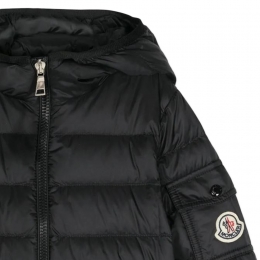 ◆키즈◆여성 GLES 로고 패치 후드 패딩자켓 블랙 1A000 31 597YF 999