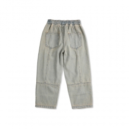 키즈 스퀘어 데님 팬츠 프러시안블루 B126AC098 461