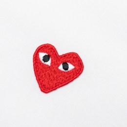 ◆키즈◆21FW 키즈 하트 로고 셔츠 화이트 AZ-T505-100-5