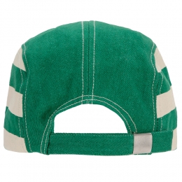 ◆키즈◆25SS 키즈 로고 스트라이프 캡모자 그린 B125AI024 331