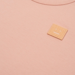◆키즈◆22FW 키즈 페이스 패치 티셔츠 라이트핑크 2NH173 AD5
