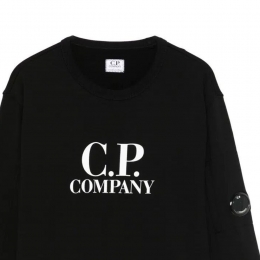 ◆키즈◆25SS 여성 렌즈 와펜 로고 맨투맨 블랙 18CKSS029C 00LCA69 999