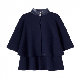 ◆키즈◆25FW 여성 만텔라 MANTELLA 라나 울 케이프 네이비 C20662 859