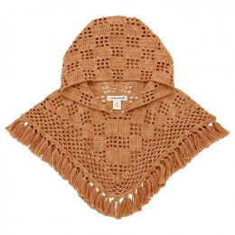 ◆키즈◆24FW 키즈 크로셰 후드 케이플릿 로즈골드 MP175025 680