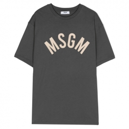 ◆키즈◆24SS 여성 로고 프린팅 티셔츠 다크그레이 S4MSJBTH265 103