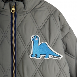 ◆키즈◆키즈 다이노 패치 롱 퀄팅 자켓 그레이 25710103 97