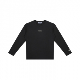 ◆키즈◆키즈 로고 프린트 롱슬리브 블랙 F4MSJUTH175 103