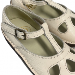 키즈 루시 LUCY 스트랩 레더 샌들 밀크 LUCY/FV-SOUFSCP3