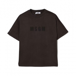 여성 로고 프린팅 반팔 티셔츠 차콜 S6MSJUTH151 103