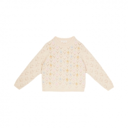 ◆키즈◆키즈 쟈델리 플로럴 니트 크림 25F_J0134 CREAM