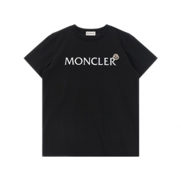 ◆키즈◆키즈 로고 패치 로고 프린트 반팔 티셔츠 블랙 8C000 10 89AFV 999