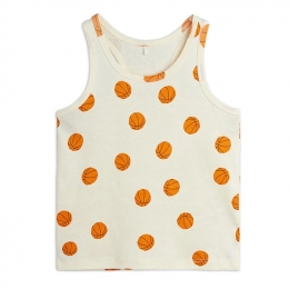 ◆키즈◆24SS 키즈 베스킷볼 패턴 슬리브리스 탑 아이보리 24220132 11