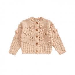 ◆키즈◆25FW 키즈 샌디 가디건 블러쉬 25F_C0009 BLUSH