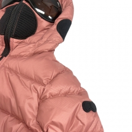 ◆키즈◆키즈 나일론 립스탁 사이드집업 고글패딩 새먼 JG 540B T KJ5 424