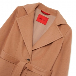 ◆키즈◆24SS 여성 벨티드 울 코트 카멜 MX0001 MX001 MX700