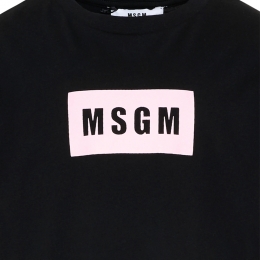 ◆키즈◆키즈 저지 티셔츠 블랙/핑크 S6MSJUTH005 11088