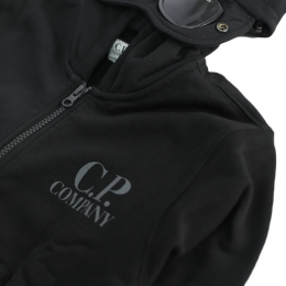 ◆키즈◆25FW 키즈 스몰로고 프린트 후드집업 블랙 19CKSS035B 00LCA76 999