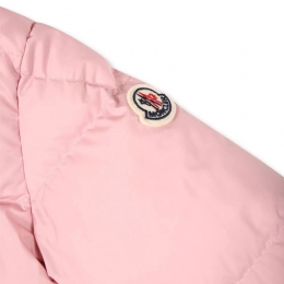 ◆키즈◆24FW 키즈 SHARON 로고 패치 패딩자켓 핑크 1A000 18 54A81 501