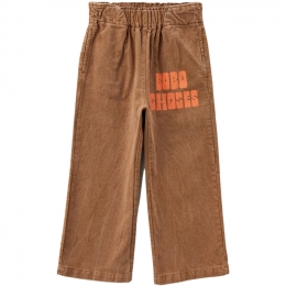 ◆키즈◆25SS 키즈 로고 우븐 팬츠 브라운 B125AC134 211