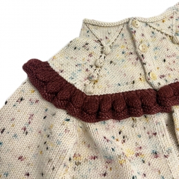 ◆키즈◆키즈 러플 가디건 아이보리 K1034W25 907