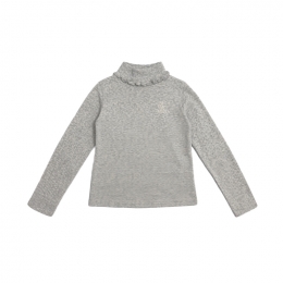 ◆키즈◆키즈 쟈발리 터틀넥 티셔츠 라이트그레이 25F_T0270 LIGRE
