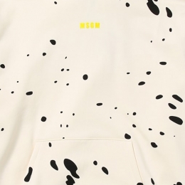 ◆키즈◆23FW 키즈 네온 로고 포켓 후드티 아이보리 F3MSJBHS162 013