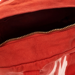 ◆키즈◆23SS 애니멀 패턴 백팩 레드 123AI044 600