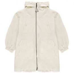 ◆키즈◆25SS 키즈 BESSIE 로고 패치 후드 자켓 아이보리 1C000 09 53A5E 201