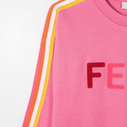 ◆키즈◆21SS 여성 사이드 스트라이프 맨투맨 핑크 JUH029 5V0 F1DER