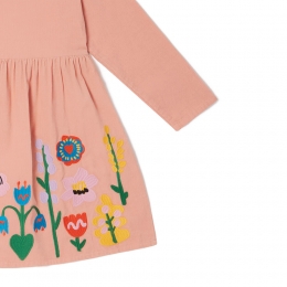 ◆키즈◆23FW 키즈 플라워 로고 자수 원피스 인디핑크 TT1C10 Z0523 512