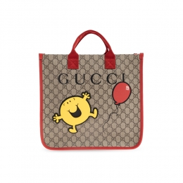 키즈 GG 프린트 토트백 베이지 859795 FAFPA 9855