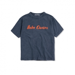 ◆키즈◆키즈 로고 라운드넥 티셔츠 네이비블루 B126AC014 411