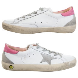 ◆키즈◆11주년 여성 슈퍼스타 로우탑 화이트핑크 GCOKS301 S5