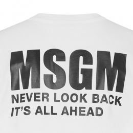 ◆키즈◆24SS 여성 백로고 프린팅 티셔츠 화이트 S4MSJUTH005 001