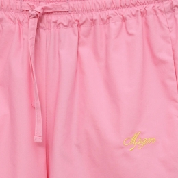 키즈 로고 자수 기어 트레이닝 팬츠 베고니아핑크 S6MSJGPA217 MS070