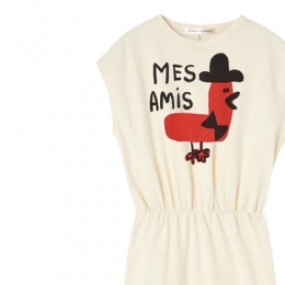 ◆키즈◆키즈 오르카 미디 드레스 로우화이트 S26028 221BC