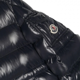 ◆키즈◆23FW 키즈 CAVETTAZ 로고 패치 후드 패딩자켓 네이비 1C000 02 5963V 742