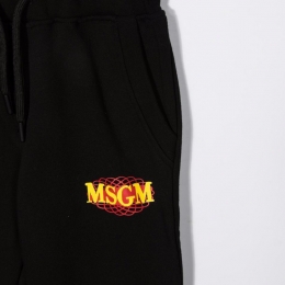 ◆키즈◆21FW 키즈 로고 트랙 트라우저 블랙 MS027925 110