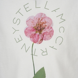 ◆키즈◆25SS 키즈 플라워 프린팅 티셔츠 크림 TW8C41 Z0434 101