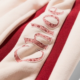 ◆키즈◆21FW 키즈 로고 프린트 스트라이프 트랙팬츠 핑크 C14679 45F