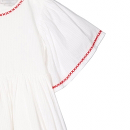 ◆키즈◆22SS 여성 플로럴 자카드 원피스 화이트 8Q1AQ1 Z0139 100