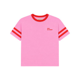 키즈 칸나 스트라이프 반팔 티셔츠 핑크라벤더 S26AHB1P575 PINK
