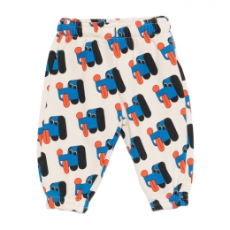 ◆키즈◆25FW 키즈 도그 프린트 조거 스웻팬츠 화이트 B225AC064 199