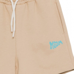 여성 브러쉬 로고 버뮤다 팬츠 카멜 S6MSJUBE221 178