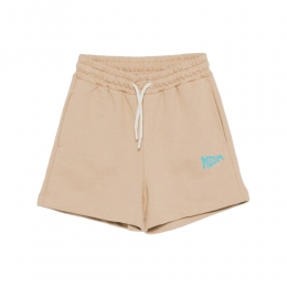 여성 브러쉬 로고 버뮤다 팬츠 카멜 S6MSJUBE221 178